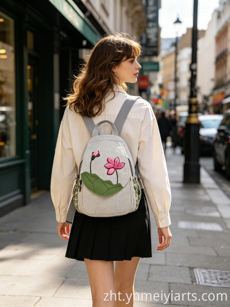 天然纖維背包 Natural Fiber Backpack